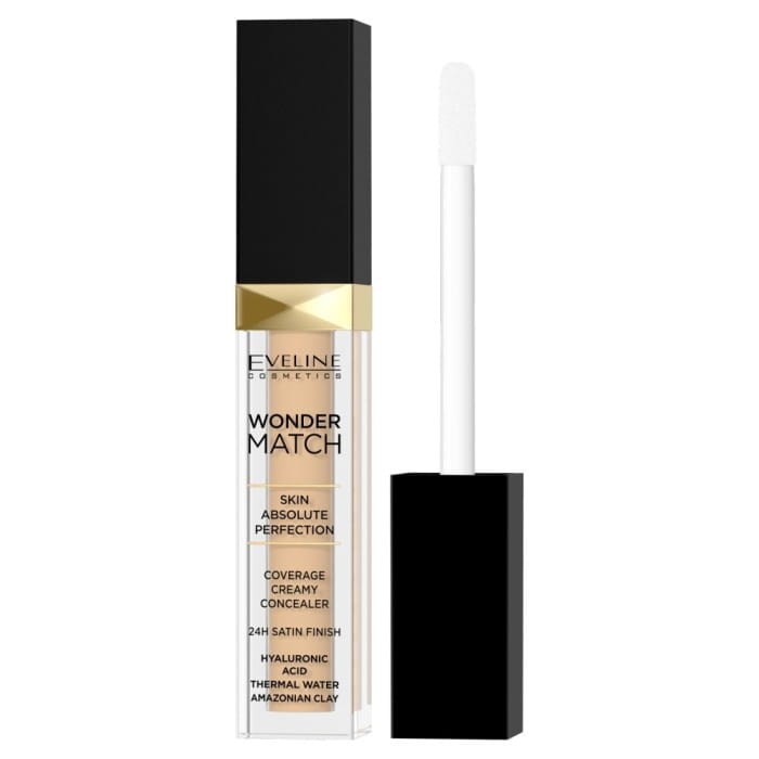 EVELINE Wonder Match Korektor kryjący w płynie nr 10 Light Vanilla 7 ml