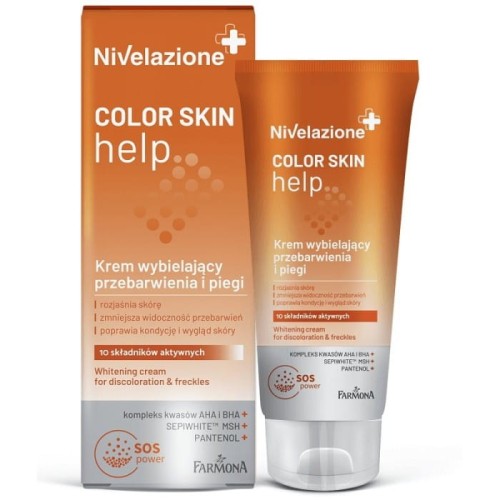 NIVELAZIONE Color Skin Help Krem wybielający przebarwienia i piegi 50 ml