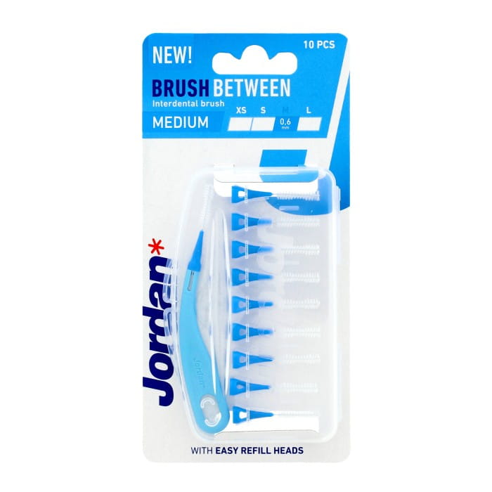 JORDAN Czyściki do przestrzeni międzyzębowych - M (medium) 0.6mm  1op.-10szt