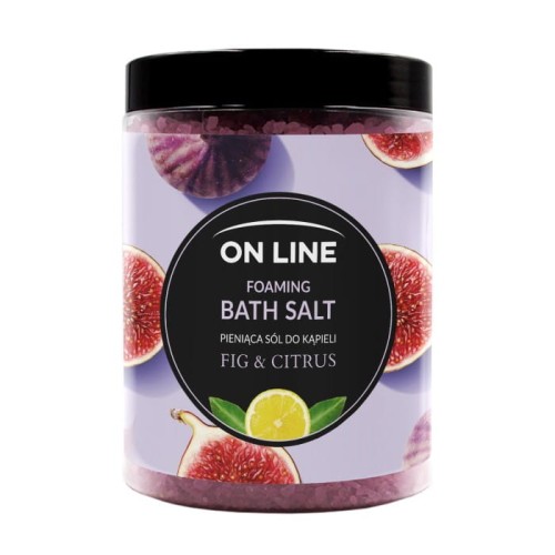 On Line Pieniąca Sól do kąpieli Fig &amp; Citrus 1200g