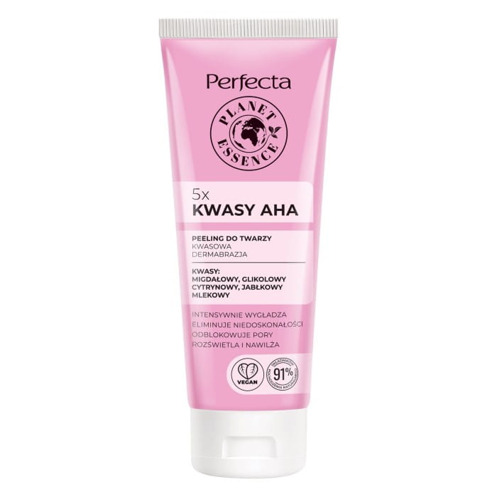 PERFECTA Planet Essence Peeling do twarzy Kwasowa dermabrazja 5x Kwasy AHA 75 ml