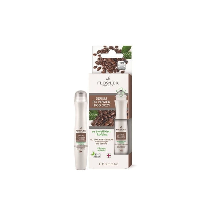 FLOSLEK Oczy Serum do powiek i pod oczy ze świetlikiem i kofeiną 15 ml
