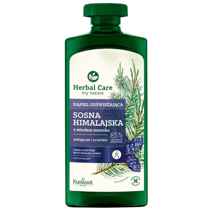 HERBAL CARE Kąpiel odświeżająca Sosna himalajska z miodem manuka 500 ml