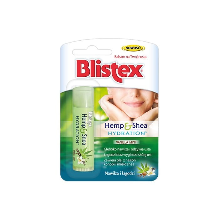Blistex Lip Infusions Balsam do ust nawilżająco łagodzący Hemp &amp; Shea Hydration 1szt