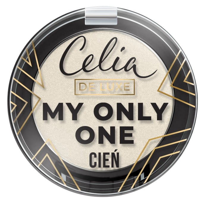 Celia De Luxe Cień do powiek satynowy My Only One nr 01  1szt