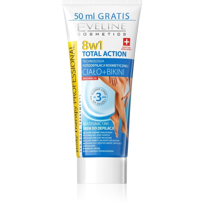 EVELINE Total Action Multifunkcyjny krem do depilacji 8w1 200 ml