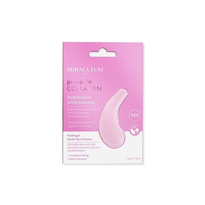 Miraculum Collagen Pro-Skin Hydrożelowe Płatki pod oczy 1op.-2szt