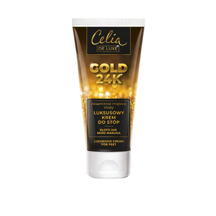 CELIA Gold 24K Luksusowy krem do stóp 80 ml