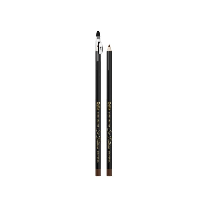 DELIA COSMETICS SHAPE MASTER Kredka do oczu So Intense z temperówką - Brązowa
