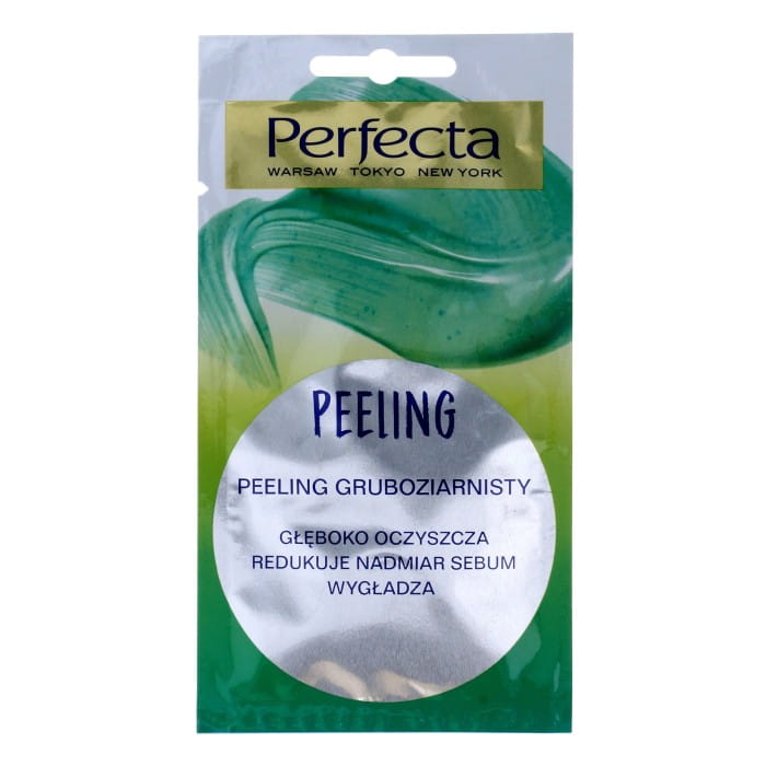 PERFECTA Peeling gruboziarnisty do cery normanlej, mieszanej i tłustej 8 ml