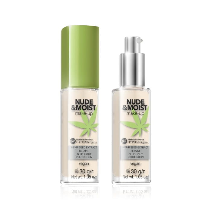 Bell Hypoallergenic Nude &amp; Moist Podkład do twarzy nawilżająco-odżywczy nr 02  30g