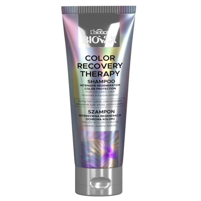 L`BIOTICA Biovax Color Recovery Therapy Szampon do włosów koloryzowanych - Intensywna Regeneracja&amp;Ochrona Koloru  200ml