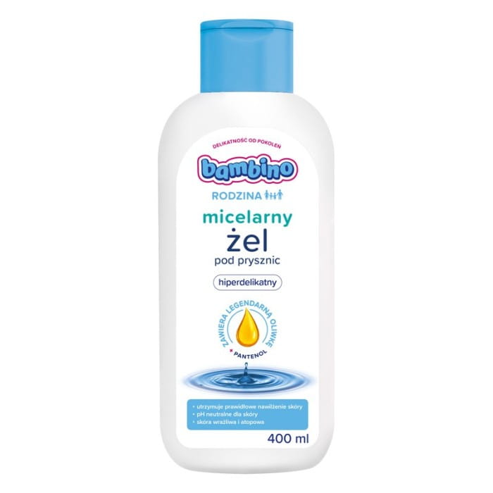 BAMBINO Rodzina Micelarny żel pod prysznic hiperdelikatny 400 ml