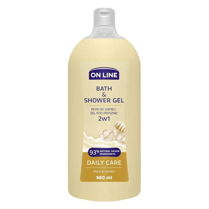 On Line Żel i Płyn do kąpieli 2w1 Daily Care 980ml